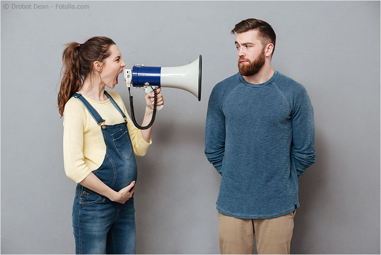 Frauen und Männer gehen unterschiedlich mit Angelegenheiten um.